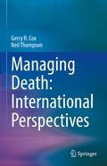Cover: Managing Death: International Perspectives - Springer