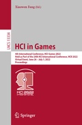 Cover: HCI in Games - Springer