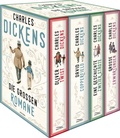 Cover: Dickens, Charles: Die gro&szlig;en Romane (4 B&auml;nde im Schuber: Oliver Twist; David Copperfield; Eine Geschichte zweier St&auml;dte; Gro&szlig;e Erwartungen) - Anaconda Verlag