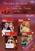 Cover: Herrscher der W&uuml;ste und die Erben des Throns von Kyr (2 Miniserien) - CORA Verlag