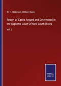 Cover: Report of Cases Argued and Determined in the Supreme Court Of New South Wales - Outlook
