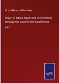 Cover: Report of Cases Argued and Determined in the Supreme Court Of New South Wales - Outlook