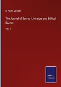 Cover: The Journal of Sacred Literature and Biblical Record - Outlook
