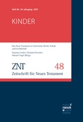 Cover: ZNT - Zeitschrift f&uuml;r Neues Testament 24. Jahrgang, Heft 48 (2021) - Narr Francke Attempto