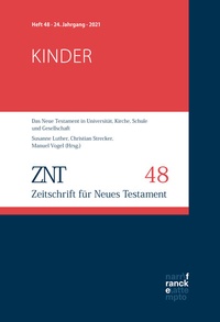 Abbildung von: ZNT - Zeitschrift für Neues Testament 24. Jahrgang, Heft 48 (2021) - Narr Francke Attempto