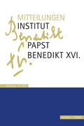 Cover: Mitteilungen Institut Papst Benedikt XVI. - Schnell & Steiner