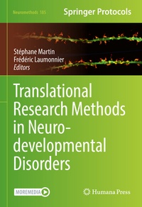 Abbildung von: Translational Research Methods in Neurodevelopmental Disorders - Humana