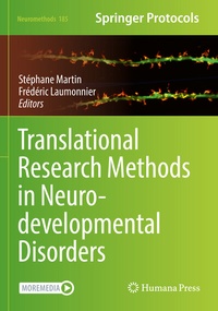 Abbildung von: Translational Research Methods in Neurodevelopmental Disorders - Springer