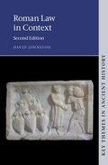 Cover: Roman Law in Context - Cambridge University Press