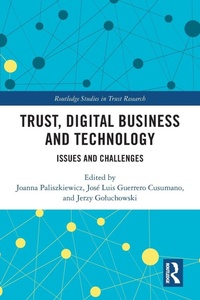 Enlarge image Cover: Trust, Digital Business and Technology - Routledge