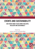 Cover: Events and Sustainability - Routledge