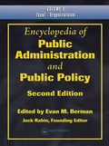 Cover: Encyclopedia of Public Administration and Public Policy, Second Edition - Volume II - Taylor & Francis