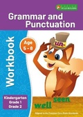 Cover: Grammar and Punctuation Workbook for Kindergarten, Grade 1 and Grade 2 ELA Linked to Common Core Standards - Perfect for classroom or home - Foxton Books