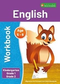 Cover: English Workbook for Kindergarten, Grade 1 and Grade 2 Linked to Common Core Standards - Perfect for classroom or home - Foxton Books