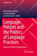 Cover: Language Policies and the Politics of Language Practices - Springer