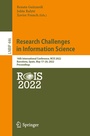 Cover: Research Challenges in Information Science - Springer