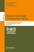 Cover: Research Challenges in Information Science - Springer