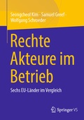 Cover: Rechte Akteure im Betrieb - Springer VS