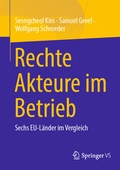 Cover: Rechte Akteure im Betrieb - Springer VS