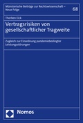 Abbildung von: Vertragsrisiken von gesellschaftlicher Tragweite - Nomos