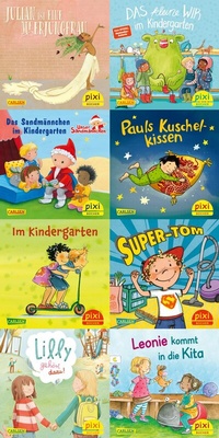 Abbildung von: Pixi-8er-Set 286: Pixis bunter Kindergarten (8x1 Exemplar) - Carlsen