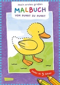 Cover: Ausmalbilder f&uuml;r Kita-Kinder: Mein erstes gro&szlig;es Malbuch: Punkt zu Punkt - Carlsen