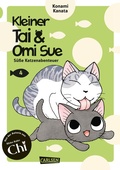 Cover: Kleiner Tai & Omi Sue - S&uuml;&szlig;e Katzenabenteuer 4 - Carlsen Manga