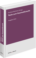 Cover: Texte zum Kosmetikrecht 2022 - Behr's GmbH