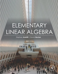 Enlarge image Cover: Elementary Linear Algebra - Academic Press