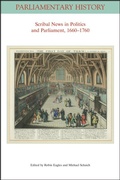 Cover: Scribal News in Politics and Parliament, 1660 - 1760 - Wiley