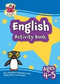 Cover: English Activity Book for Ages 4-5 (Reception) - Coordination Group Publications Ltd (CGP)