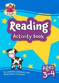 Cover: Reading Activity Book for Ages 3-4 (Preschool) - Coordination Group Publications Ltd (CGP)