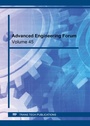 Cover: Advanced Engineering Forum Vol. 45 - Trans Tech Publications Ltd