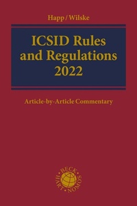 Abbildung von: ICSID Rules and Regulations 2022 - C.H.BECK