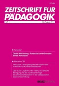 Abbildung von: Zeitschrift für Pädagogik 4/2014 - Beltz