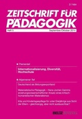 Abbildung von: Zeitschrift für Pädagogik 5/2014 - Beltz Juventa