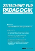 Abbildung von: Zeitschrift für Pädagogik 1/2015 - Beltz