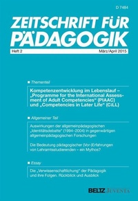 Abbildung von: Zeitschrift für Pädagogik 2/2015 - Beltz