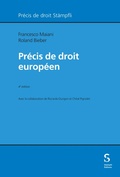 Cover: Pr&eacute;cis de droit europ&eacute;en - St&auml;mpfli Verlag
