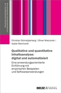 Cover: Qualitative und quantitative Inhaltsanalyse: digital und automatisiert - Juventa Verlag ein Imprint der Beltz Verlagsgruppe GmbH & Co. KG