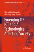 Cover: Emerging IT/ICT and AI Technologies Affecting Society - Springer