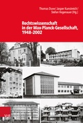 Cover: Rechtswissenschaft in der Max-Planck-Gesellschaft, 1948-2002 - Vandenhoeck & Ruprecht