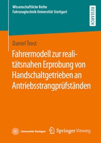 Abbildung von: Fahrermodell zur realitätsnahen Erprobung von Handschaltgetrieben an Antriebsstrangprüfständen - Springer Vieweg