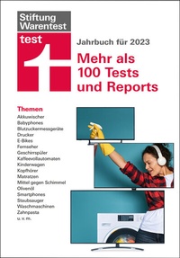 Abbildung von: test Jahrbuch 2023 - Stiftung Warentest
