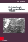 Cover: Die Emslandlager in den Erinnerungskulturen 1945-2011 - V&R unipress
