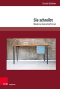 Cover: Sie schreibt - V&R unipress