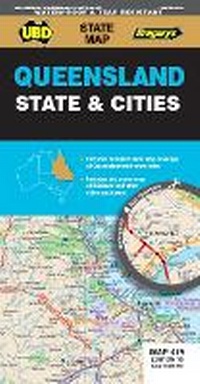 Abbildung von: Queensland State & Cities Map 419 10th ed (waterproof) - UBD Gregory's