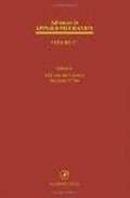 Cover: Advances in Applied Mechanics - Academic Press