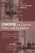 Cover: Concern for Church Polity and Discipline - Wipf & Stock Publishers