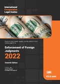 Abbildung von: International Comparative Legal Guide - Enforcement of Foreign Judgments 2022 - Global Legal Group Ltd